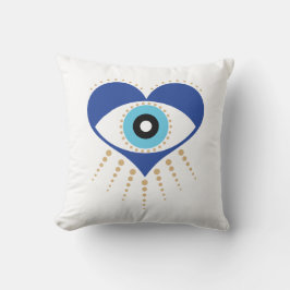 ハートギリシャの悪い目 クッション
