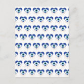 ハートギリシャの悪い目 ポストカード (正面)