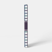 ハートギンガム 紫 SAMSUNG GALAXYケース (左側面)