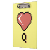 ハートクイーンの黒い輪郭 クリップボード (左)