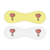 ハートクイーンの黒い輪郭 野球ボール (パネル)