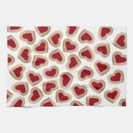ハートクッキー キッチンタオル