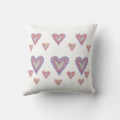 ハートクッション41 x 41 cm クッション (裏面)