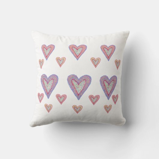 ハートクッション41 x 41 cm クッション (裏面)