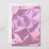 ハートクラウンキンセアニラスウィート16ピンクフォイル 招待状 (裏面)