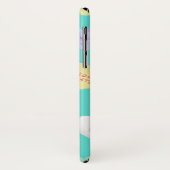 ハートクラシックバレンタインキャンディティール(緑がかった色) Case-Mate iPhoneケース (裏面/左)