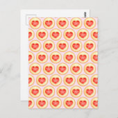 ハートクラシック拇印Cookie ポストカード (正面/裏面)