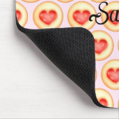 ハートクラシック拇印Cookie マウスパッド (コーナー)