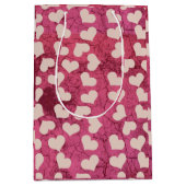 ハートクラックデザイン抱き枕 ミディアムペーパーバッグ (正面)