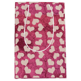 ハートクラックデザイン抱き枕 ミディアムペーパーバッグ