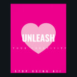 ハートクリエイティビティのポスターアーティストノンAI ポスター<br><div class="desc">これは単なるウォールアートではなく、あなたの毎日のクリエイティブ許スリップまたは滑ること可だ。つるよ。見ろ。信じよ。放しなさい。</div>