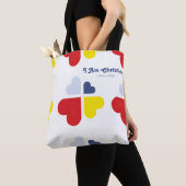 ハートクロス トートバッグ (クローズアップ)
