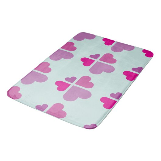 ハートクロス バスマット (アングル)