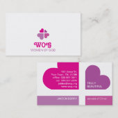 ハートクロス 名刺 (正面/裏面)