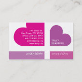 ハートクロス 名刺 (裏面)