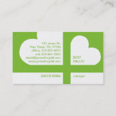 ハートクロス 名刺 (裏面)