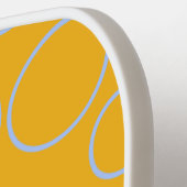 ハートクールオレンジピックボールパドル ピックルボールラケット (左詳細)