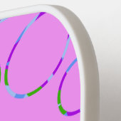 ハートクールピンククールピックボールパドル ピックルボールラケット (左詳細)