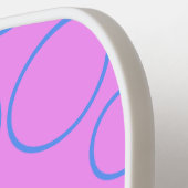 ハートクールピンクピックボールパドル ピックルボールラケット (左詳細)