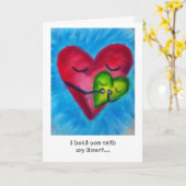 ハートグリーティングカードで保留 カード (黄色い花)