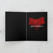 ハートグリーティングカード カード (内部)