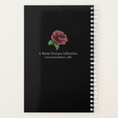 ハートグリーンとブラック プランナー手帳 (裏面)