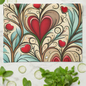 ハートコア キッチンタオル (折り畳み)