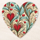 ハートコア ペーパーコースター (正面)