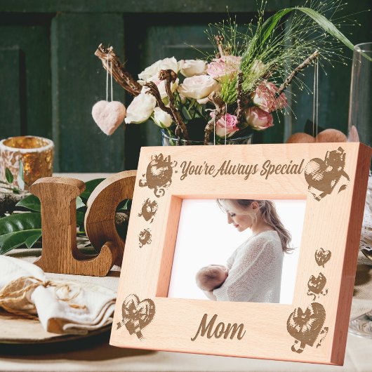 ハートコケットマザーズ日産レーザー写真 レーザー彫刻フレーム