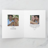 ハートコラージスクリプト記念日カード カード (内部)