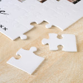 ハートコラージュ写真家族の記念日の収集 ジグソーパズル (側面)