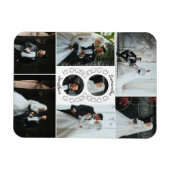 ハートコラージュ結婚の形見 マグネット (横)