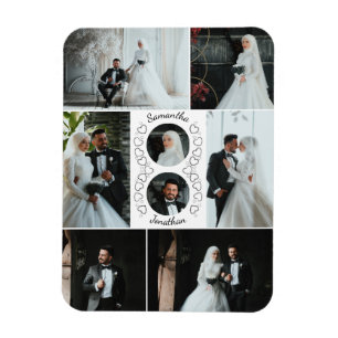 ハートコラージュ結婚の形見 マグネット