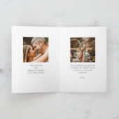 ハートコラージュ結婚の記念日カード カード (内部)