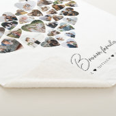 ハートコラージュ39枚バレンタインデー シェルパブランケット (3/4)