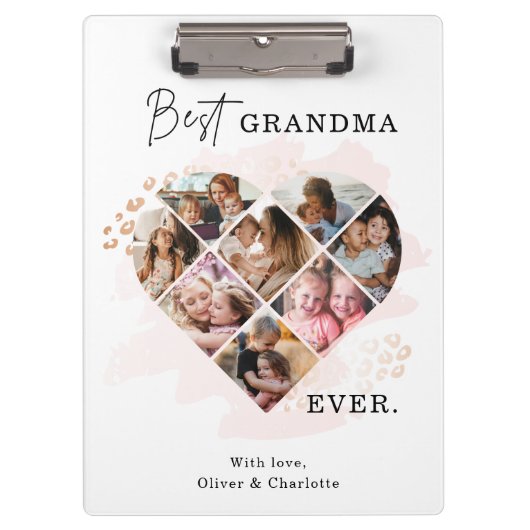 ハートコラージュ クリップボード (正面)