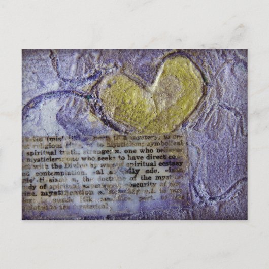 ハートコラージュ ポストカード (正面)