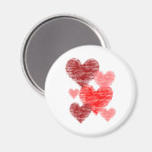 ハートコラージュ マグネット (正面/裏面)