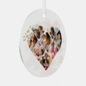 ハートコラージュ メタルオーナメント (正面右)