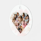 ハートコラージュ メタルオーナメント (正面左)