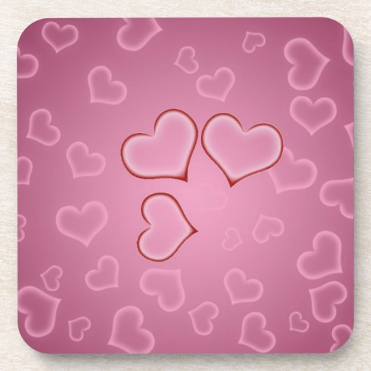 ハートコルクコースター コースター (正面)