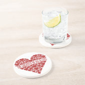 ハートコースターのカスタムハート コースター (側面)