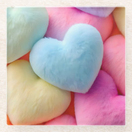 ハートコースター ガラスコースター