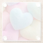 ハートコースター ガラスコースター (裏面)