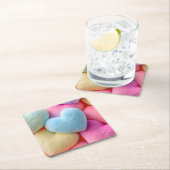 ハートコースター スクエアペーパーコースター (インサイチュ)