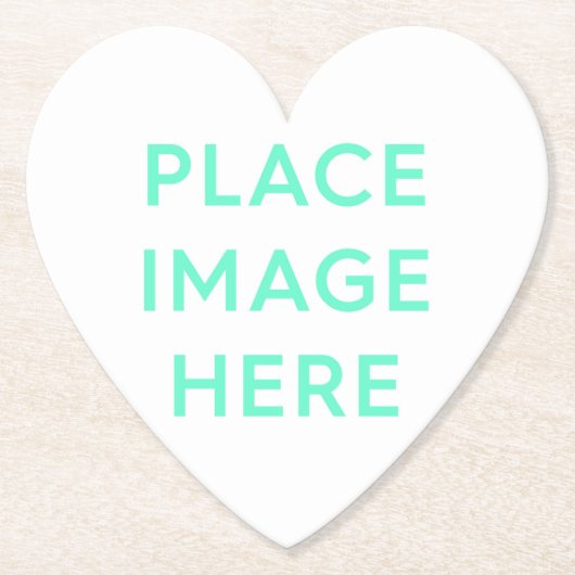 ハートコースター ペーパーコースター (正面)