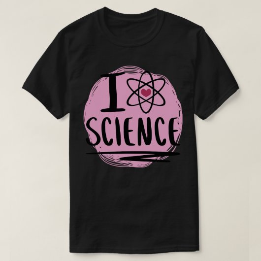 ハートサイエンス キュートサイエンス アトムハート Tシャツ (デザイン正面)