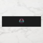 ハートサインスケルトンハンド不気味 – スケルトン許可 ペットボトルラベル (シングルラベル)