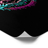 ハートサインスケルトンハンド不気味 – スケルトン許可 ポスター (角)