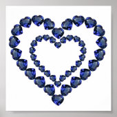 ハートサファイアジェムストーン ポスター (正面)
